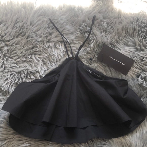 Zara Ruffle Crop Top - Picture 3 of 5